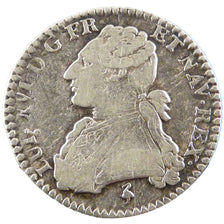 FRANCE, 1/10 Écu, 1/10 Ecu, 1777, Paris, VF(30-35), Silver, Gadoury #353, 3.00