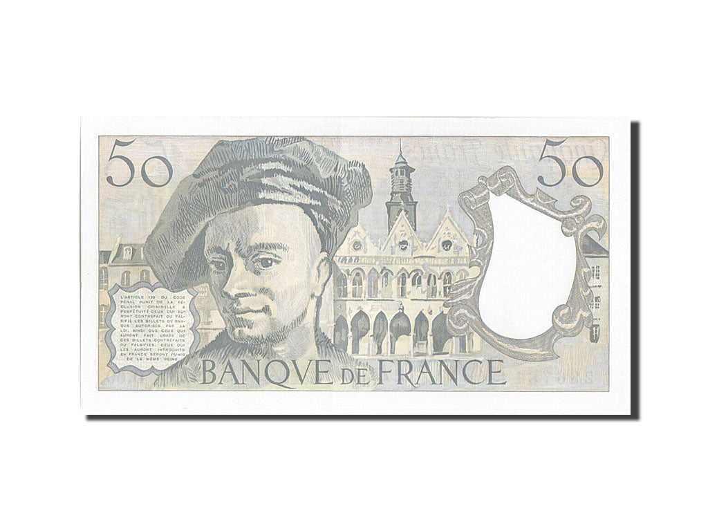 FRANCE, 50 Francs, 50 F 1976-1992 ''Quentin de La Tour'', 1990, KM:152e, 1990...
