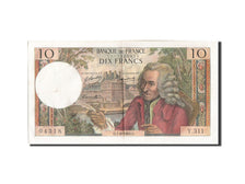 France, 10 Francs, 10 F 1963-1973 ''Voltaire'', 1969, KM:147c, 1969-08-07, EF...