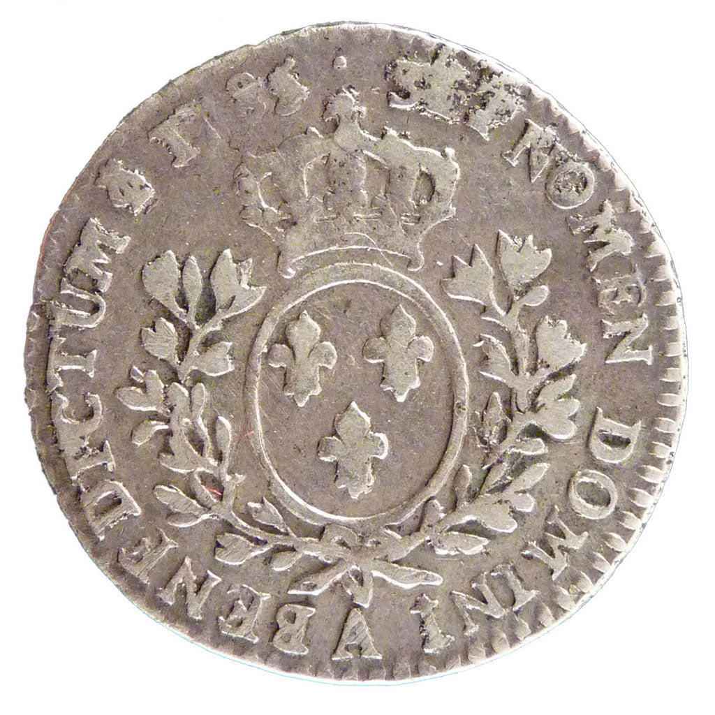 LOUIS XVI, 1/10 Écu aux Branches d'Olivier