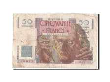 Banknote, France, 50 Francs, 50 F 1946-1951 ''Le Verrier'', 1946, 1946-05-16