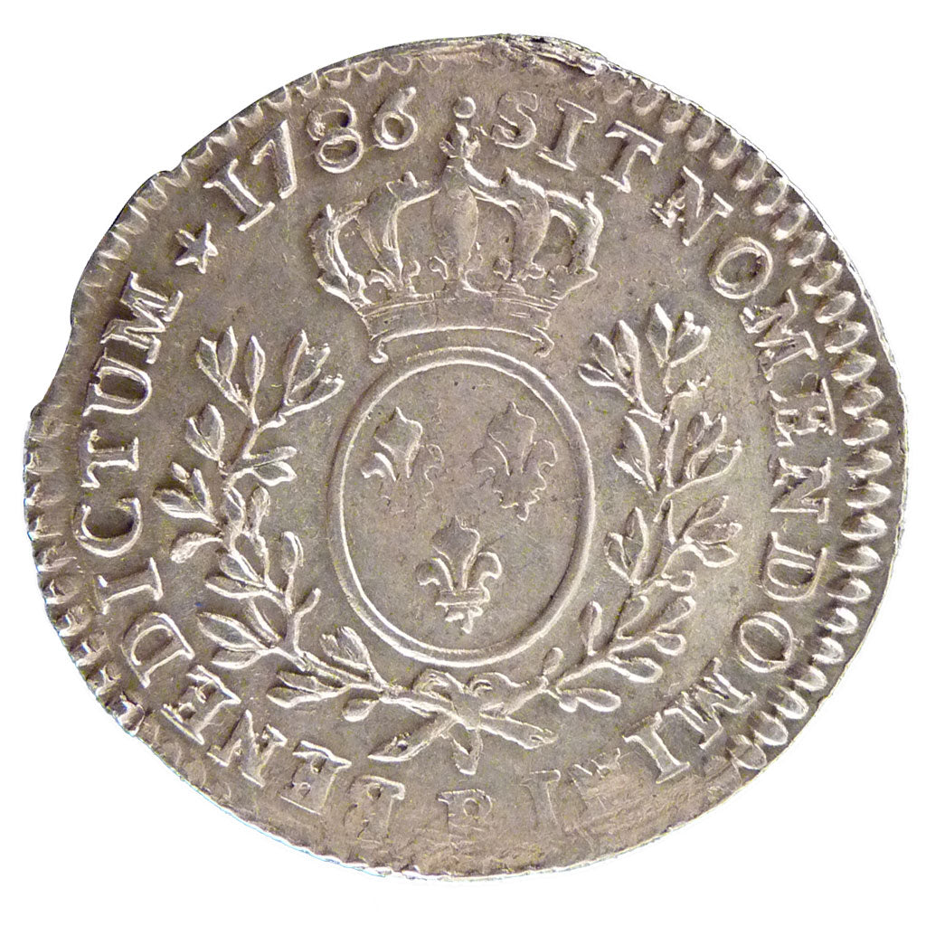Francia, 1/10 Ecu, 1786, Orléans, BB, Argento, Gadoury:353