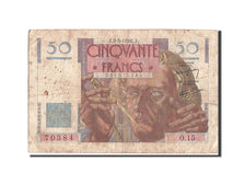 Billete, Francia, 50 Francs, 50 F 1946-1951 ''Le Verrier'', 1946, 1946-05-02