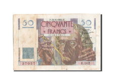 Banknote, France, 50 Francs, 50 F 1946-1951 ''Le Verrier'', 1950, 1950-08-24