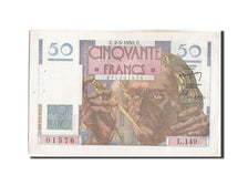 Banconote, Francia, 50 Francs, 50 F 1946-1951 ''Le Verrier'', 1950, 1950-03-02