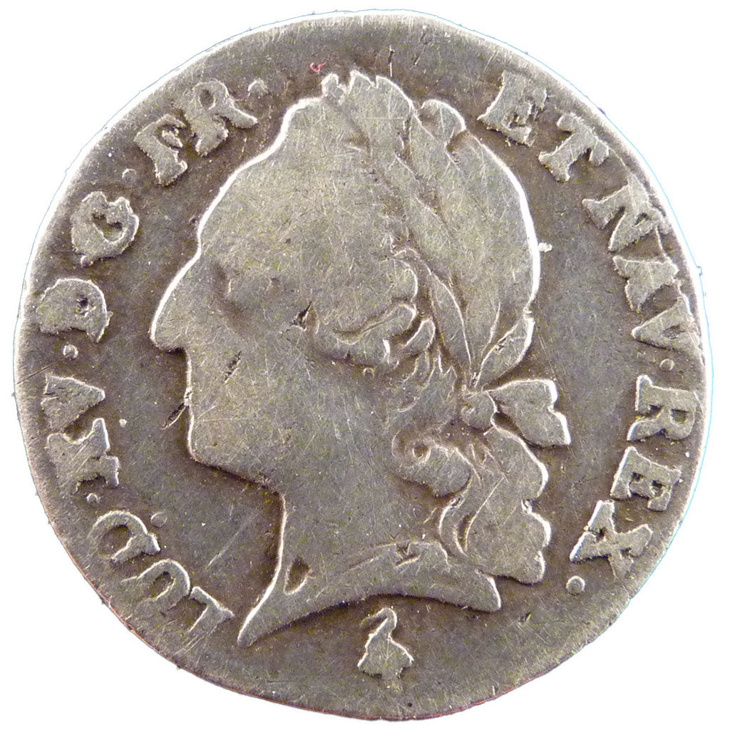 LOUIS XVI, 1/20 Écu à la Vieille Tête Louis XV Frappe Posthume