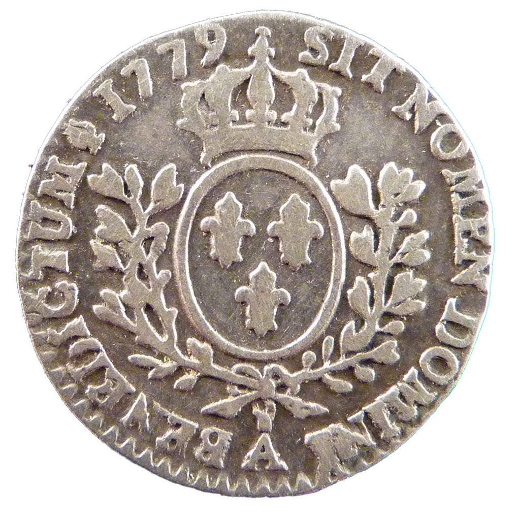 LOUIS XVI, 1/20 Écu à la Vieille Tête Louis XV Frappe Posthume