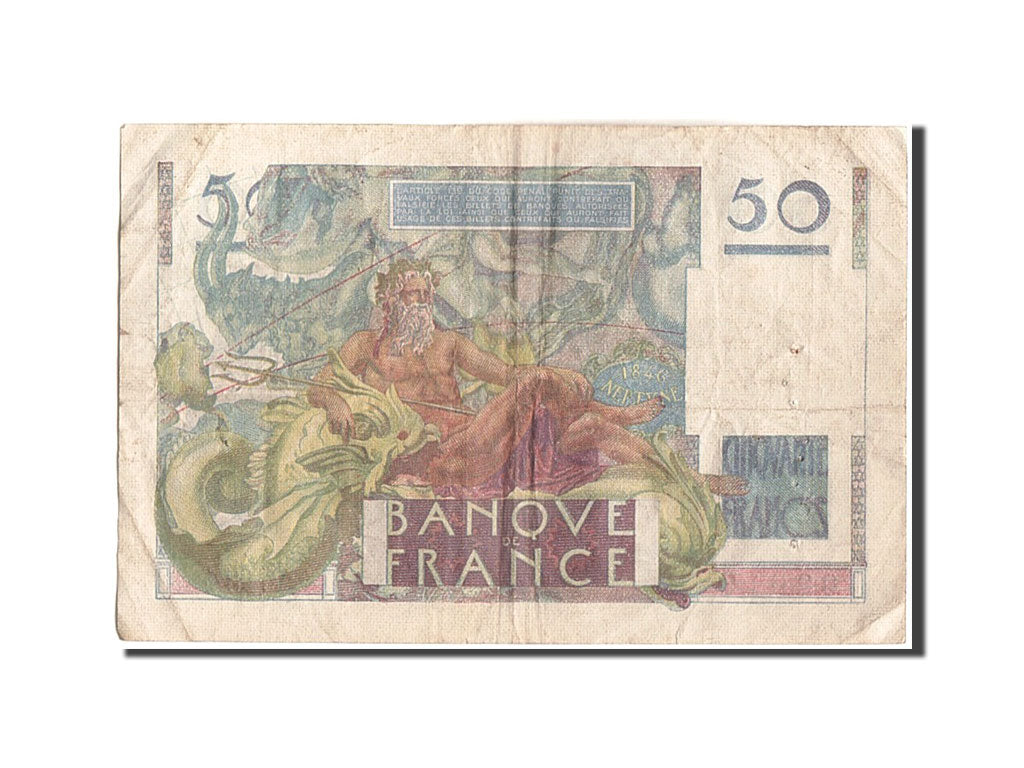 Banconote, Francia, 50 Francs, 50 F 1946-1951 ''Le Verrier'', 1949, 1949-05-19