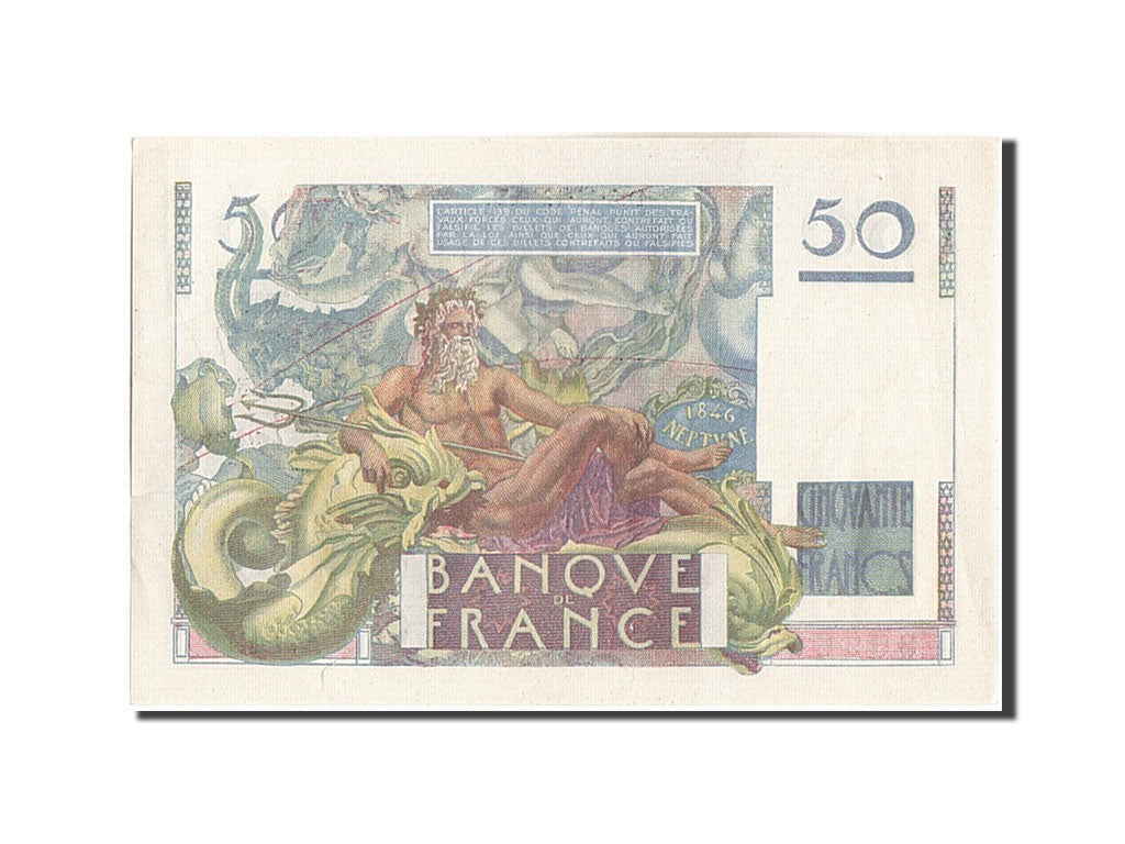 Francia, 50 Francs, 50 F 1946-1951 ''Le Verrier'', 1949, KM:127b, 1949-11-03,...