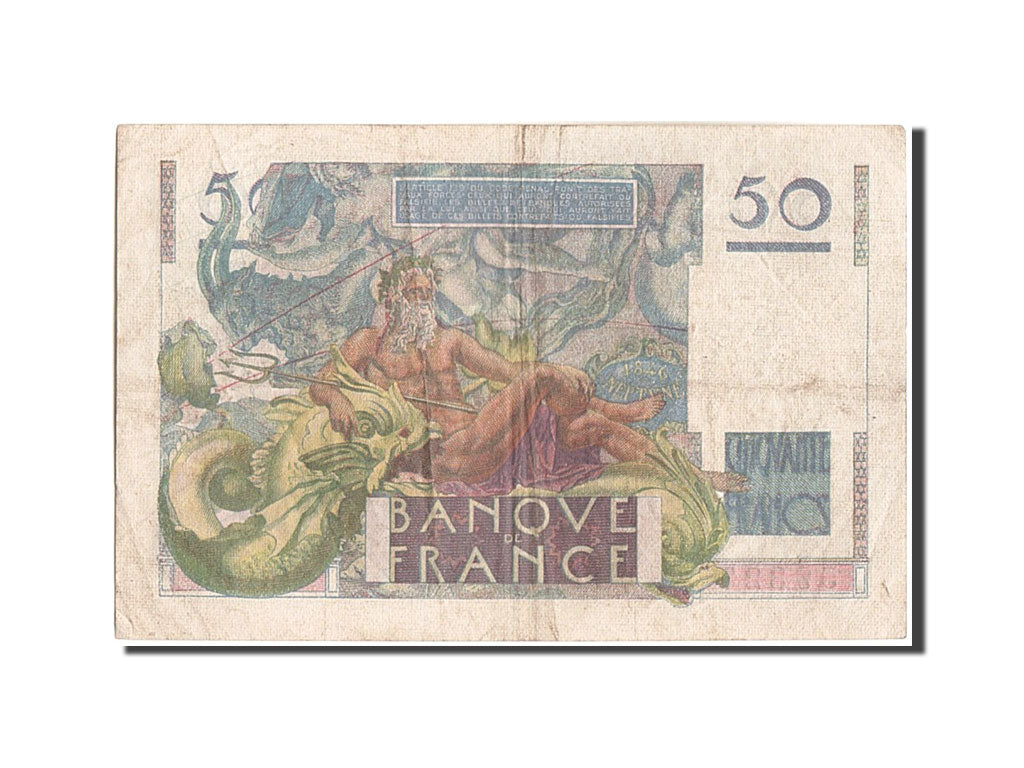 France, 50 Francs, 50 F 1946-1951 ''Le Verrier'', 1951, KM:127c, 1951-02-01,...