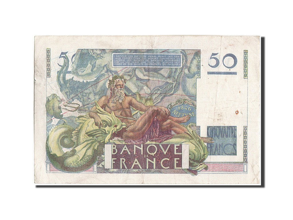 France, 50 Francs, 50 F 1946-1951 ''Le Verrier'', 1946, KM:127a, 1946-05-16,...
