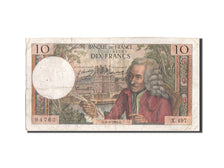 Banknote, France, 10 Francs, 10 F 1963-1973 ''Voltaire'', 1969, 1969-05-08