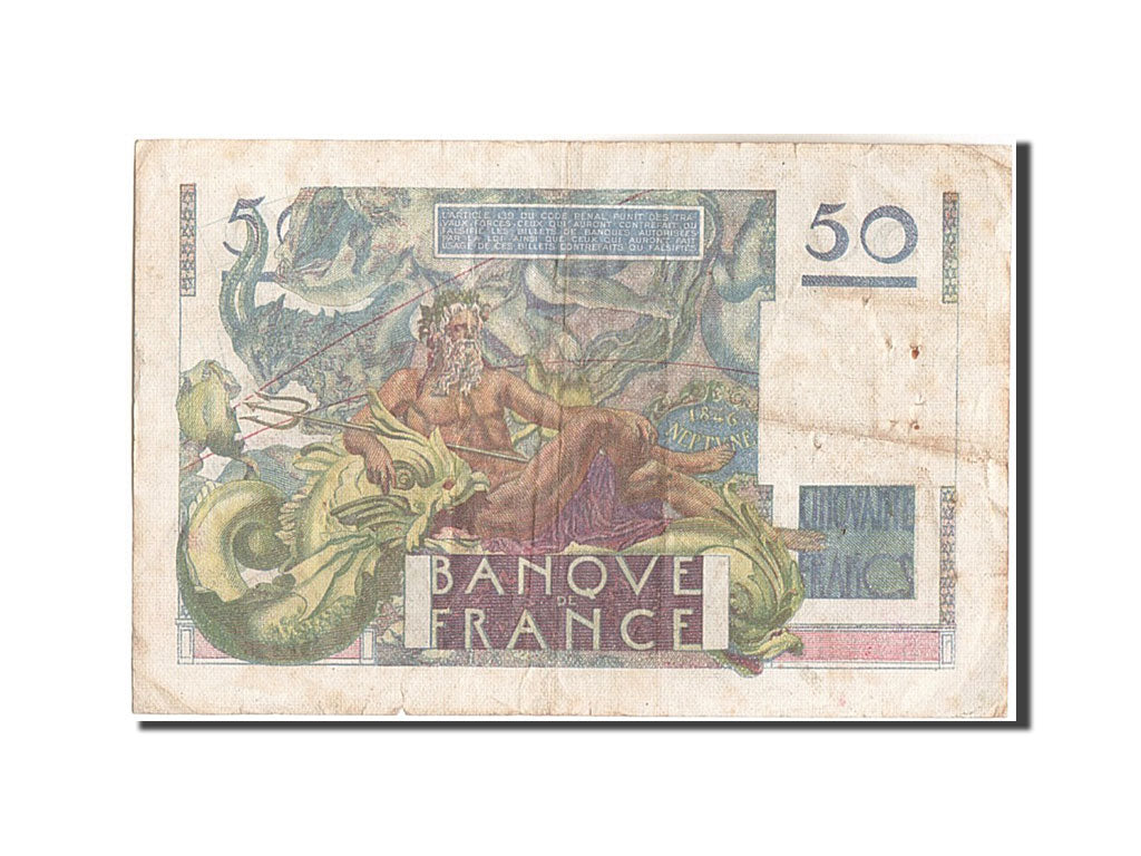 Frankreich, 50 Francs, 50 F 1946-1951 ''Le Verrier'', 1949, KM:127b, 1949-11-...