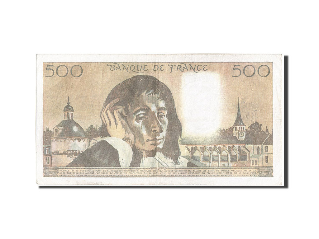 Francia, 500 Francs, 500 F 1968-1993 ''Pascal'', 1981, KM:156e, 1981-01-08, M...