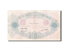 France, 500 Francs, 500 F 1888-1940 ''Bleu et Rose'', 1937, KM:66m, 1937-06-1...