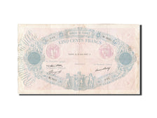 France, 500 Francs, 500 F 1888-1940 ''Bleu et Rose'', 1937, KM:66m, 1937-06-1...