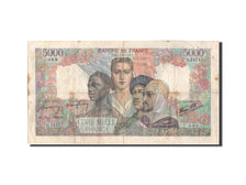 Frankreich, 5000 Francs, 5 000 F 1942-1947 ''Empire Français'', 1946, KM:103...