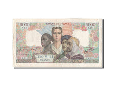 France, 5000 Francs, 5 000 F 1942-1947 ''Empire Français'', 1945, KM:103c, 1...