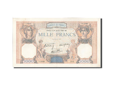 Frankreich, 1000 Francs, 1 000 F 1927-1940 ''Cérès et Mercure'', 1939, KM:9...