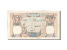 France, 1000 Francs, 1 000 F 1927-1940 ''Cérès et Mercure'', 1939, KM:90c,...