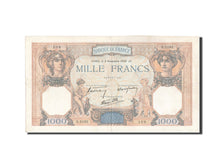 France, 1000 Francs, 1 000 F 1927-1940 ''Cérès et Mercure'', 1938, KM:90c,...