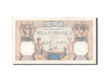 Geldschein, Frankreich, 1000 Francs, 1 000 F 1927-1940 ''Cérès et Mercure''