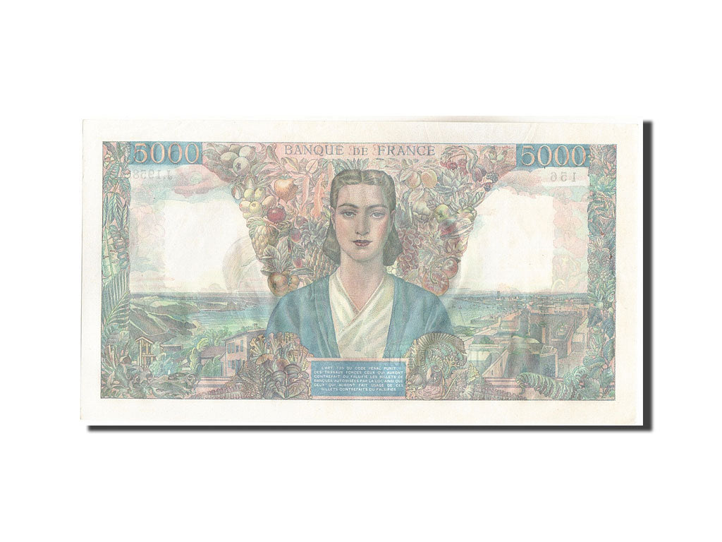 France, 5000 Francs, 5 000 F 1942-1947 ''Empire Français'', 1946, KM:103c, 1...