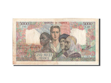 Francia, 5000 Francs, 5 000 F 1942-1947 ''Empire Français'', 1945, KM:103c,...
