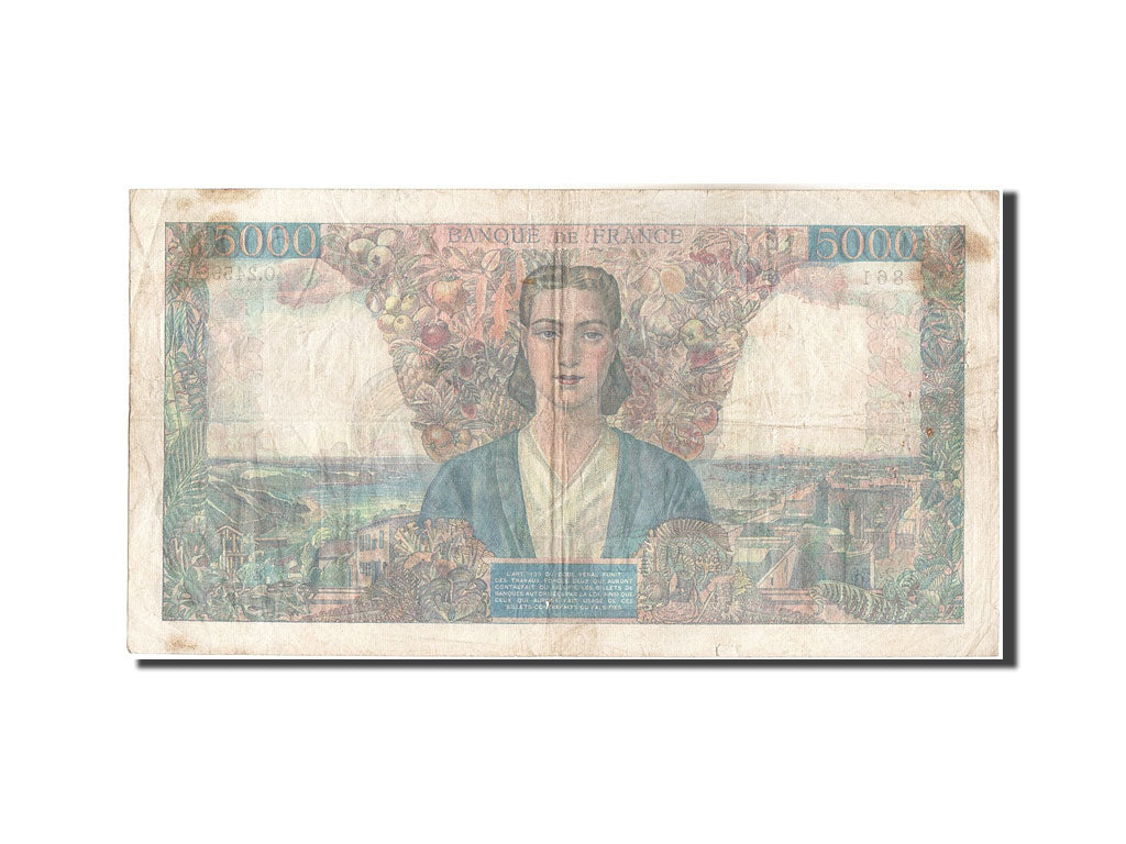 France, 5000 Francs, 5 000 F 1942-1947 ''Empire Français'', 1946, KM:103c, 1...