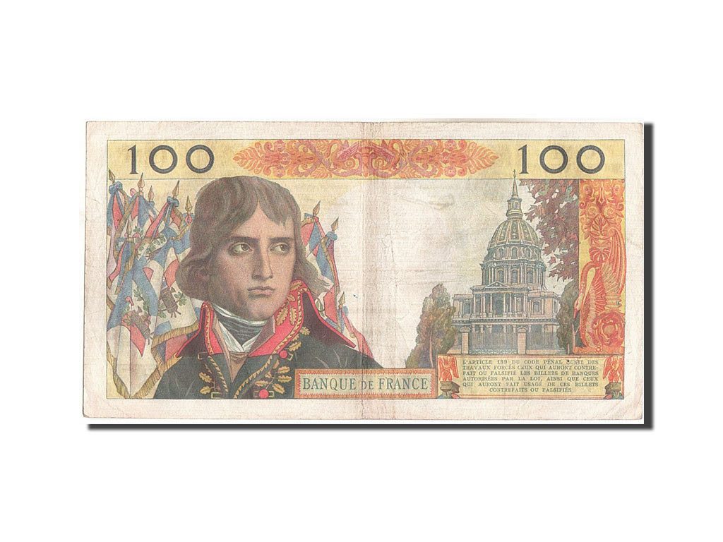 Billet, France, 100 Nouveaux Francs, 100 NF 1959-1964 ''Bonaparte'', 1959