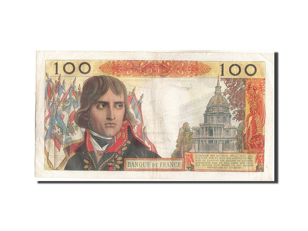 Billet, France, 100 Nouveaux Francs, 100 NF 1959-1964 ''Bonaparte'', 1964