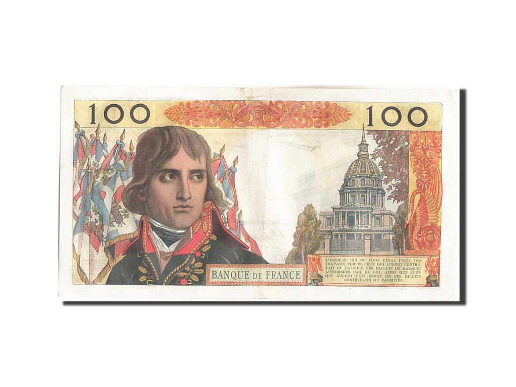 France, 100 Nouveaux Francs, 100 NF 1959-1964 ''Bonaparte'', 1963, KM:144a, 1...