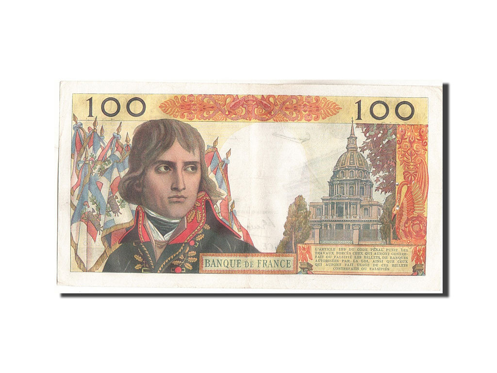 France, 100 Nouveaux Francs, 100 NF 1959-1964 ''Bonaparte'', 1963, KM:144a, 1...