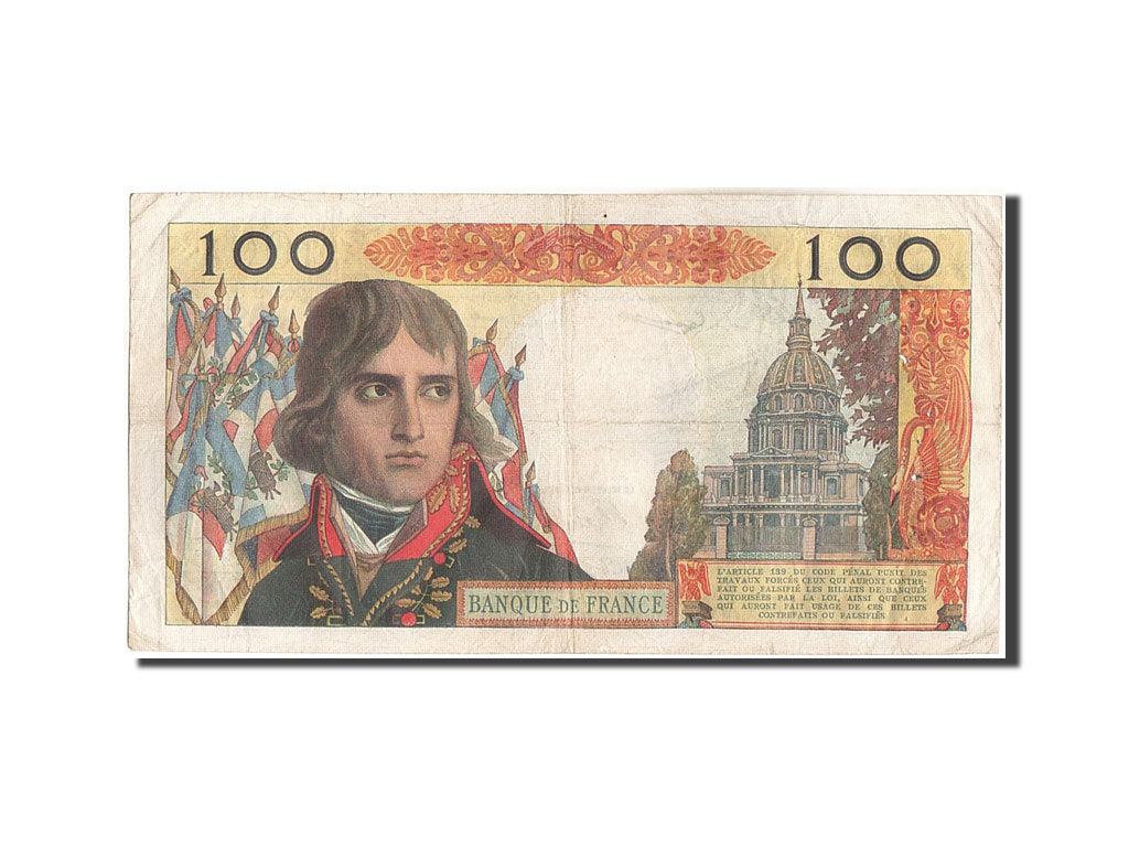 France, 100 Nouveaux Francs, 100 NF 1959-1964 ''Bonaparte'', 1963, KM:144a, 1...