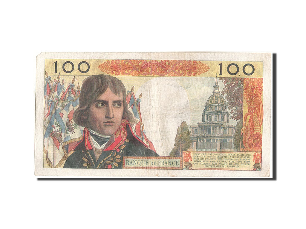 Francia, 100 Nouveaux Francs, 100 NF 1959-1964 ''Bonaparte'', 1962, KM:144a,...