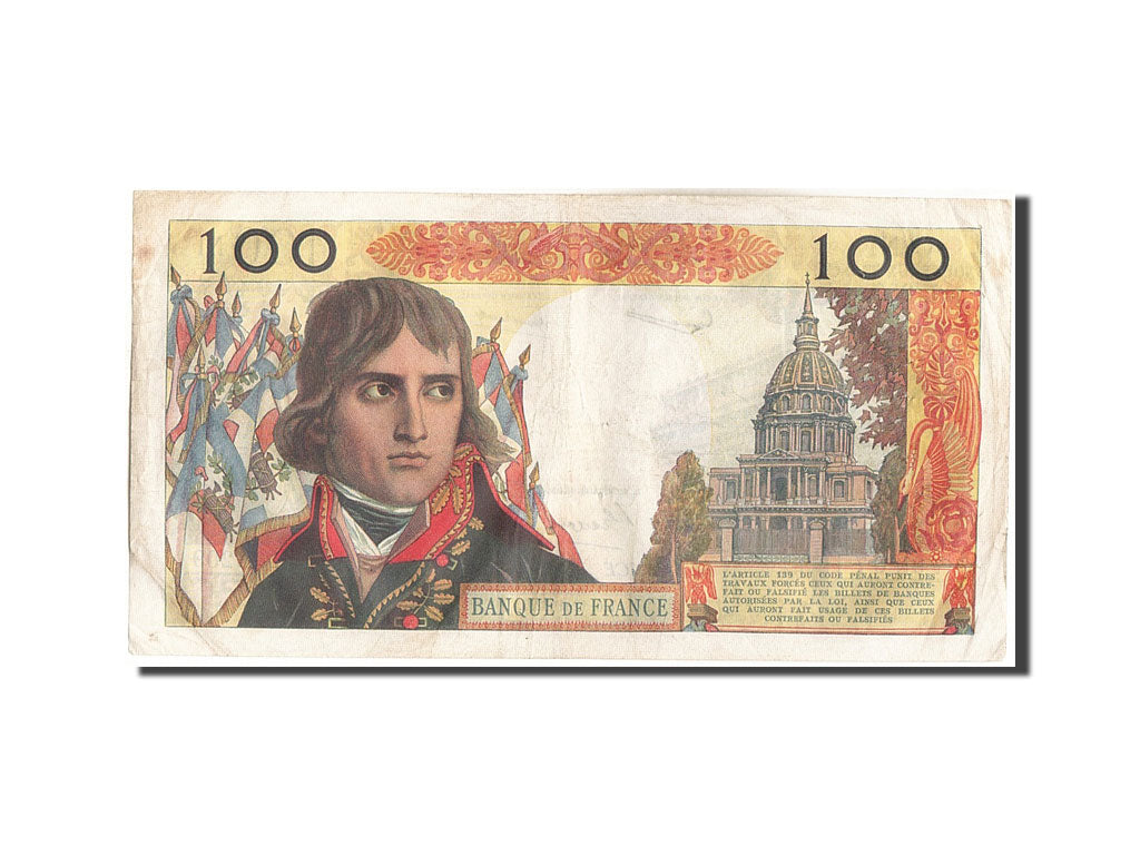 Banknote, France, 100 Nouveaux Francs, 100 NF 1959-1964 ''Bonaparte'', 1962