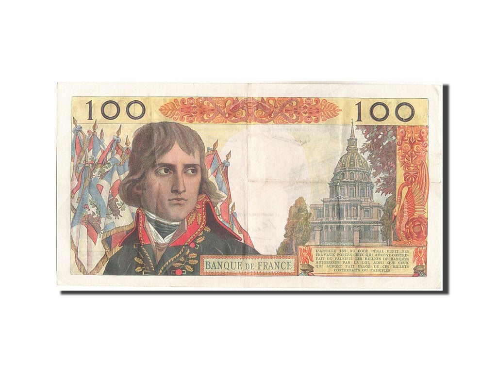 Banknote, France, 100 Nouveaux Francs, 100 NF 1959-1964 ''Bonaparte'', 1962