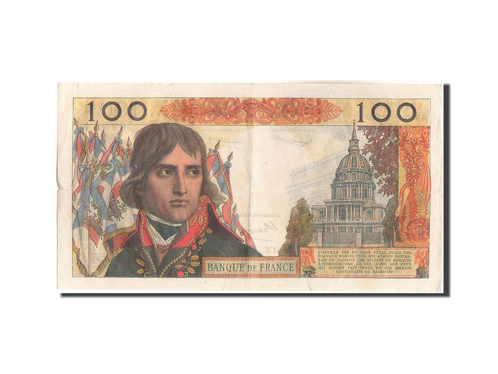 France, 100 Nouveaux Francs, 100 NF 1959-1964 ''Bonaparte'', 1961, KM:144a, 1...
