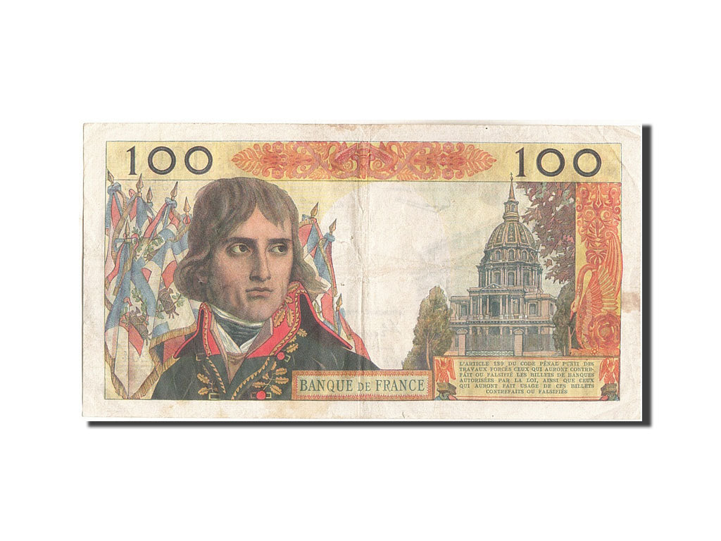 France, 100 Nouveaux Francs, 100 NF 1959-1964 ''Bonaparte'', 1962, KM:144a, 1...