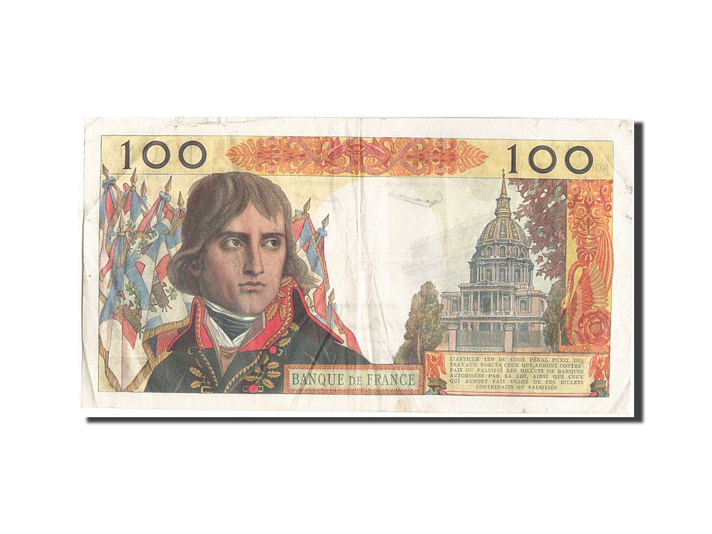 Francia, 100 Nouveaux Francs, 100 NF 1959-1964 ''Bonaparte'', 1963, KM:144a,...