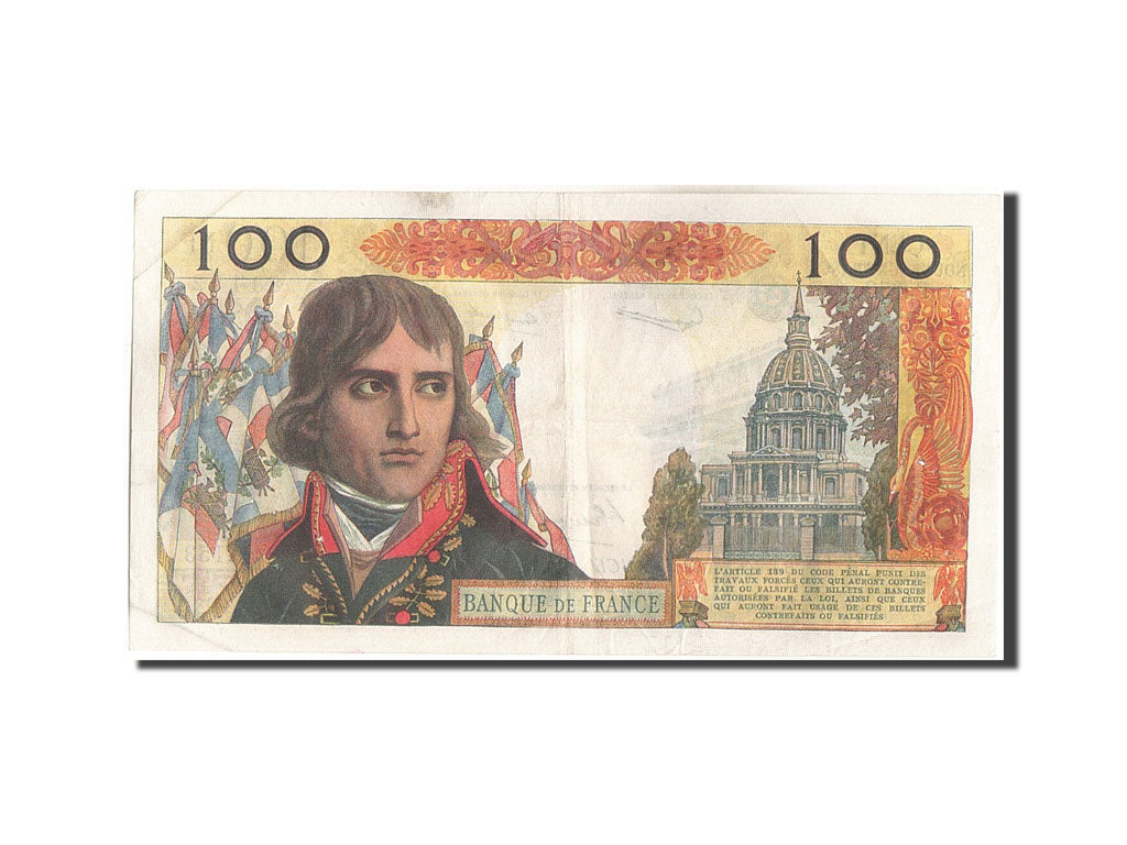 Francia, 100 Nouveaux Francs, 100 NF 1959-1964 ''Bonaparte'', 1962, KM:144a,...