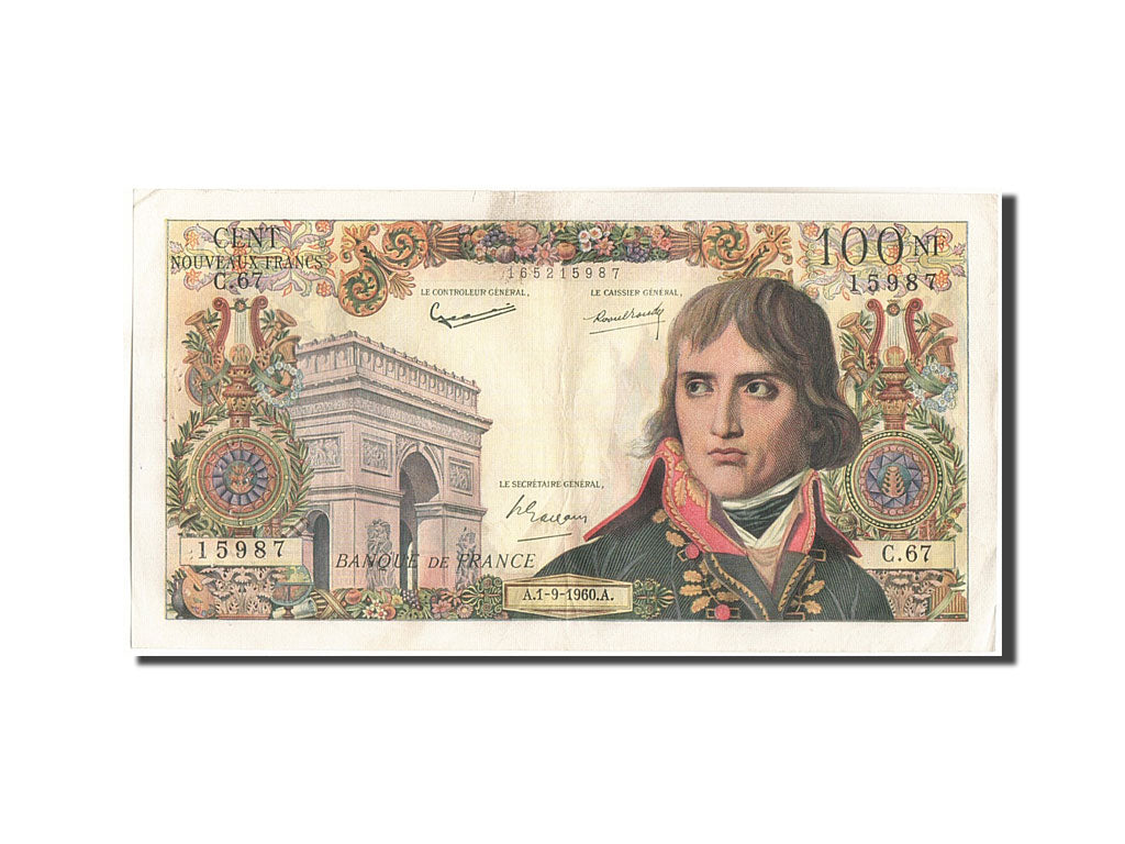 France, 100 Nouveaux Francs, 100 NF 1959-1964 ''Bonaparte'', 1960, KM:144a, 1...