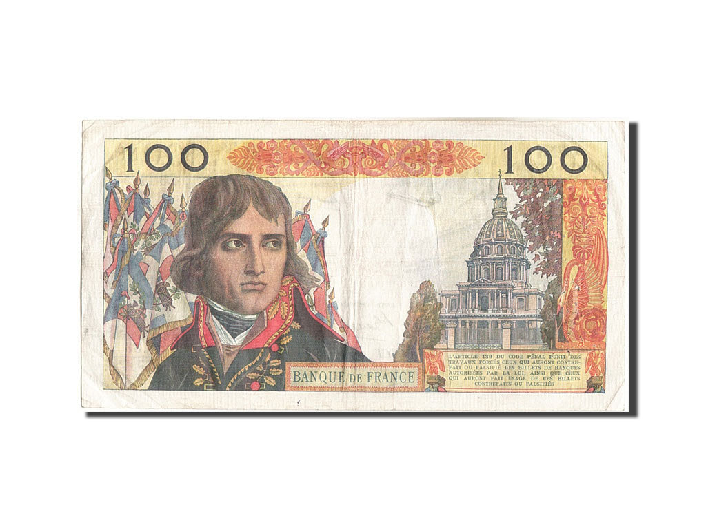 Banknote, France, 100 Nouveaux Francs, 100 NF 1959-1964 ''Bonaparte'', 1959