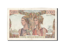 Banconote, Francia, 5000 Francs, 5 000 F 1949-1957 ''Terre et Mer'', 1949