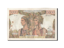 France, 5000 Francs, 5 000 F 1949-1957 ''Terre et Mer'', 1949, KM:131a, 1949-...