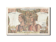 France, 5000 Francs, 5 000 F 1949-1957 ''Terre et Mer'', 1949, KM:131a, 1949-...