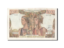 Banknote, France, 5000 Francs, 5 000 F 1949-1957 ''Terre et Mer'', 1949