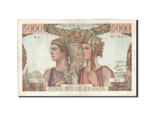 France, 5000 Francs, 5 000 F 1949-1957 ''Terre et Mer'', 1949, KM:131a, 1949-...
