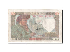 Banknote, France, 50 Francs, 50 F 1940-1942 ''Jacques Coeur'', 1942, 1942-01-08