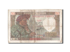 Banknote, France, 50 Francs, 50 F 1940-1942 ''Jacques Coeur'', 1941, 1941-12-18